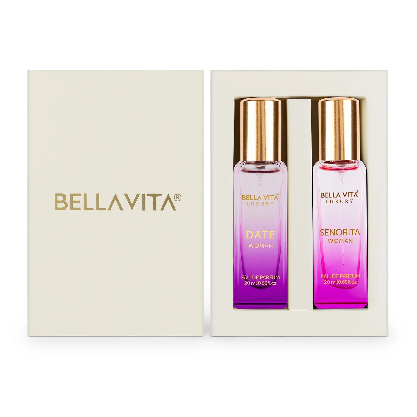 Bellavita DATE and SENORITA perfume combo | 20 ML Perfume Pack of 2
