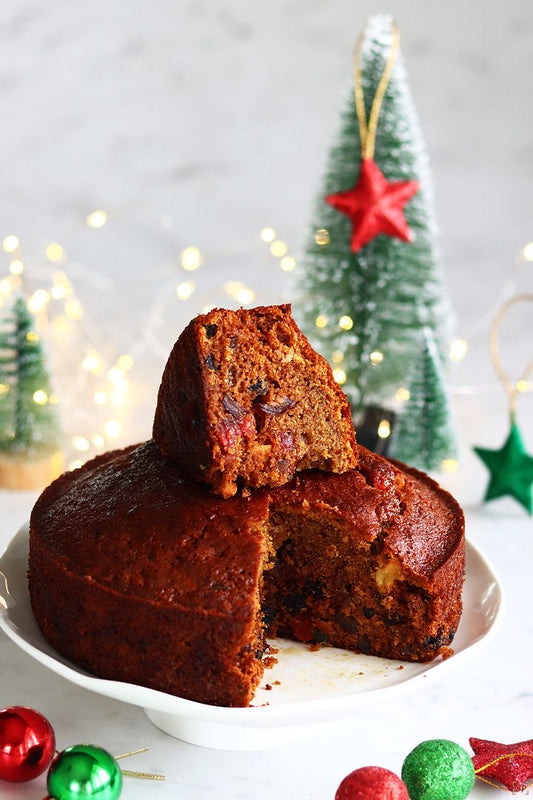 Plum Cake in Hexagon Jar