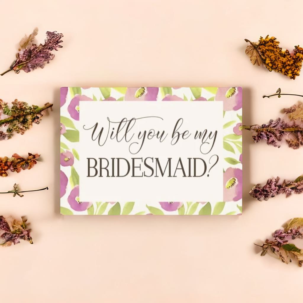 Bridesmaid Card #02