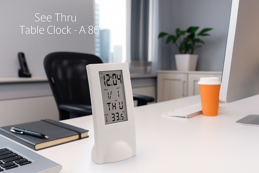 See Thru Table Clock