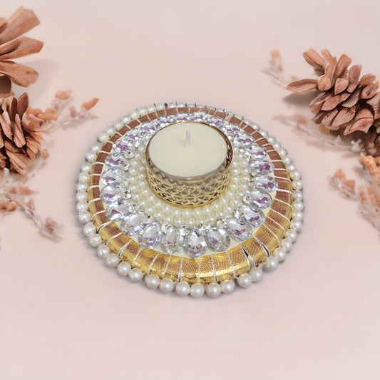 Glittering Gem Candle Holder