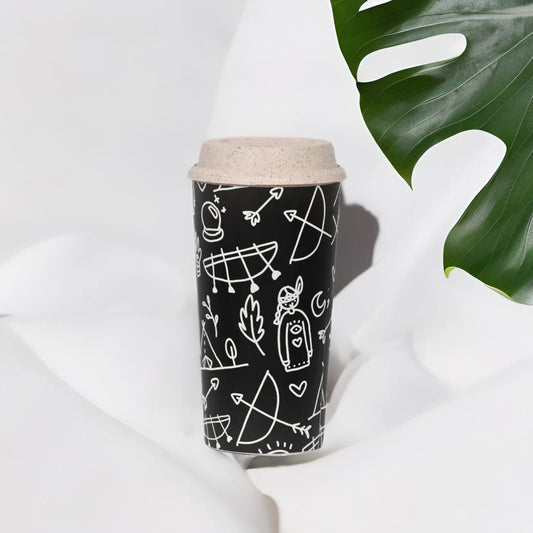 Eco-Friendly Doodle Sipper