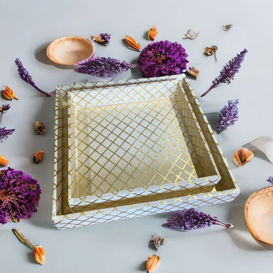 Elegant Golden Tray