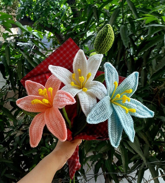 Lily Flower Crochet [1 pc]