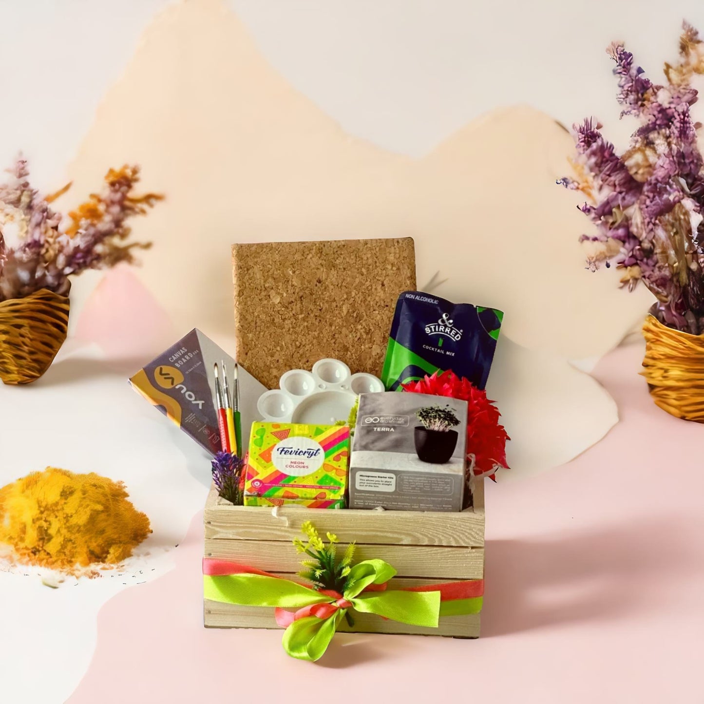 Vibrant Craft Crate