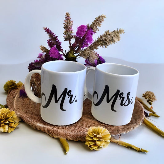 Mr & Mrs Mug Set