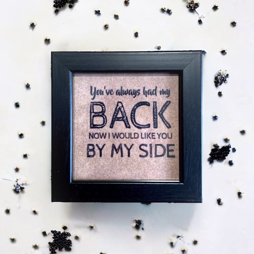 Stay By My Side : Frame